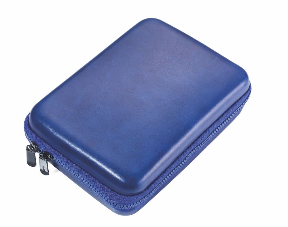 TROIKA Organizer-Etui "BLUE TRAVEL CASE" für Kabel, Adapter, Reiseapotheke, Schminksachen usw.