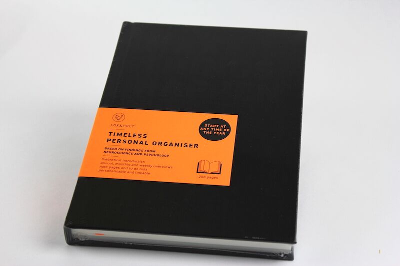 Supercooler zeitloser Personal Organiser "Make things happen" - Zeitplaner gebunden, mit Jahres-, Wochen- Monatsplanung und To Do Listen