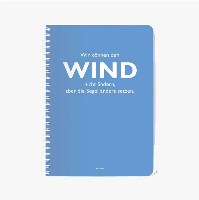 Cedon Ringbuch Spiralblock A5 punktkariert Aristoteles - WIND