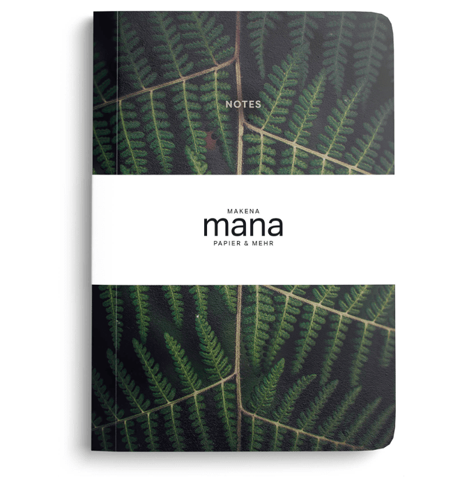 Notizbuch "Farn" von Makena mana