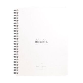 Rhodia Meetingbook Spiralblock A5 mit Meeting Einteilung in Weiss