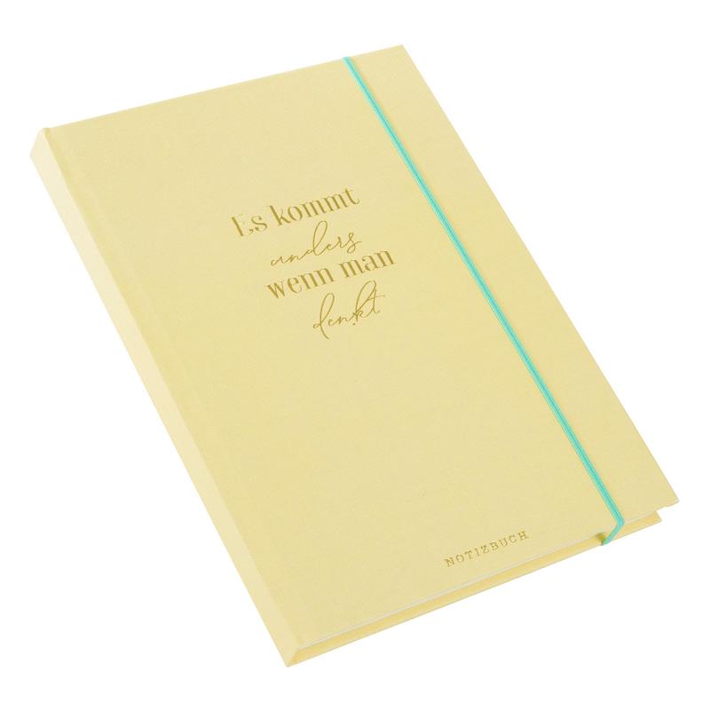 Goldbuch hochwertige Notizbuchserie "Wortreich" - 2er Set - Punktkariert - Einband Leinenstruktur mit Goldprägung – Bild 18