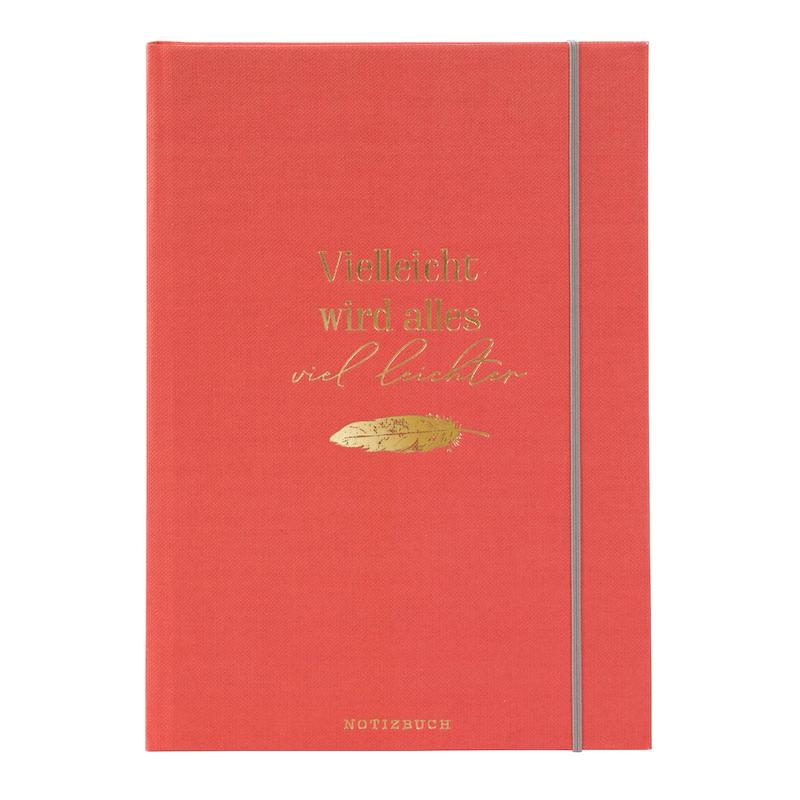 Goldbuch hochwertige Notizbuchserie "Wortreich" - 2er Set - Punktkariert - Einband Leinenstruktur mit Goldprägung – Bild 15