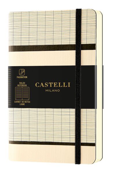 Notizbuch TATAMI von Castelli liniert DIN A6 cremefarbenes Papier mit Index und Seitenzahlen – Bild 8