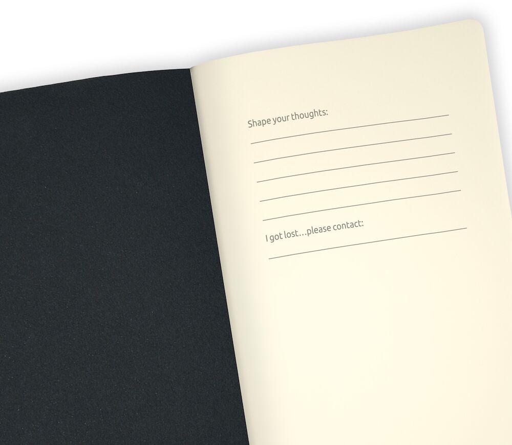 Notizbuch TATAMI von Castelli liniert DIN A6 cremefarbenes Papier mit Index und Seitenzahlen – Bild 4