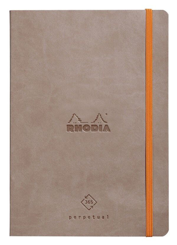 Rhodia Perpetual undatierter Planer A5 punktkariert mit Index, Kalender und Wochenplan – Bild 7