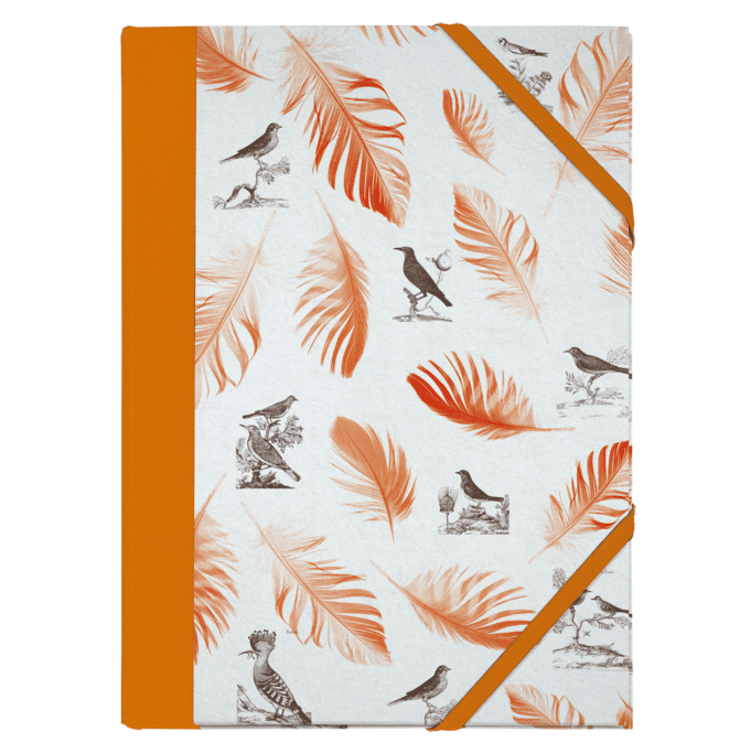 Papeterie äußerst hübsche große Sammelmappe von Gerstenberg - Serie "Pasta für Nachtigallen"