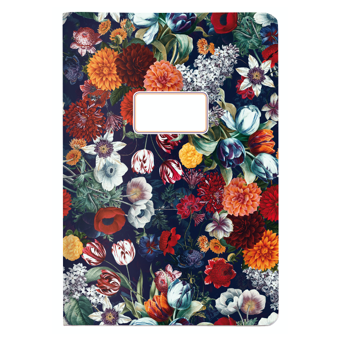 CEDON Heft DIN A4 Dahlia dezent gepunktet - tolles Notizheft