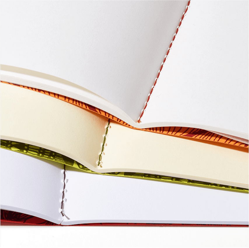 Woodstock Bouquet Smooth ist ein Set aus 3 Notizbüchern mit verschiedenen Papiersorten von FABRIANO boutique – Bild 2