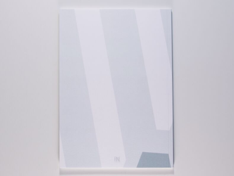 Januarwolken - großes Notizbuch DIN A5 aus Recycling - & Pflanzenrestepapier - von FINE Colours – Bild 2