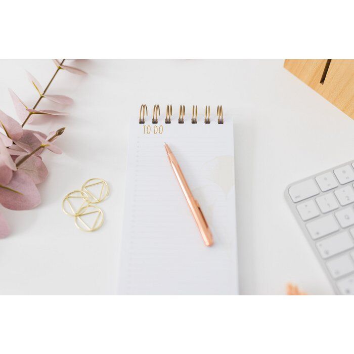 TO DO LISTE Ginko Leaf „TIME TO DO” mit Goldspirale von PEPA LANI – Bild 2