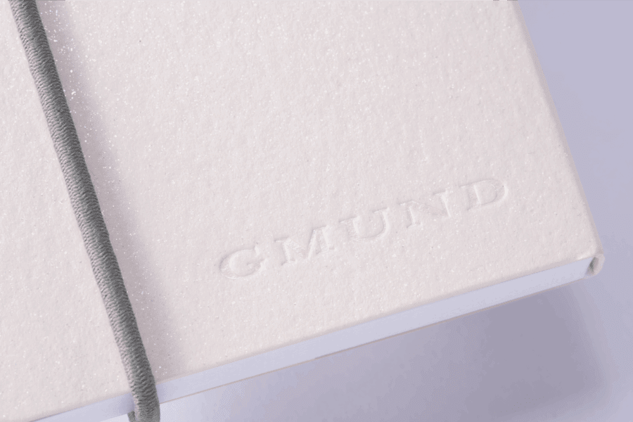 GMUND Kleines hochwertiges Notizbuch blanko - Gmund Pocket Pad - blush glance - im Handtaschenformat – Bild 4